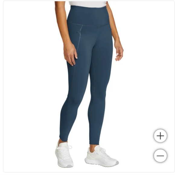 NWT Eddie Bauer Women's Trail Tight Blue M - Picture 1 of 4